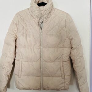 Old Navy Light Beige Quilted Jacket